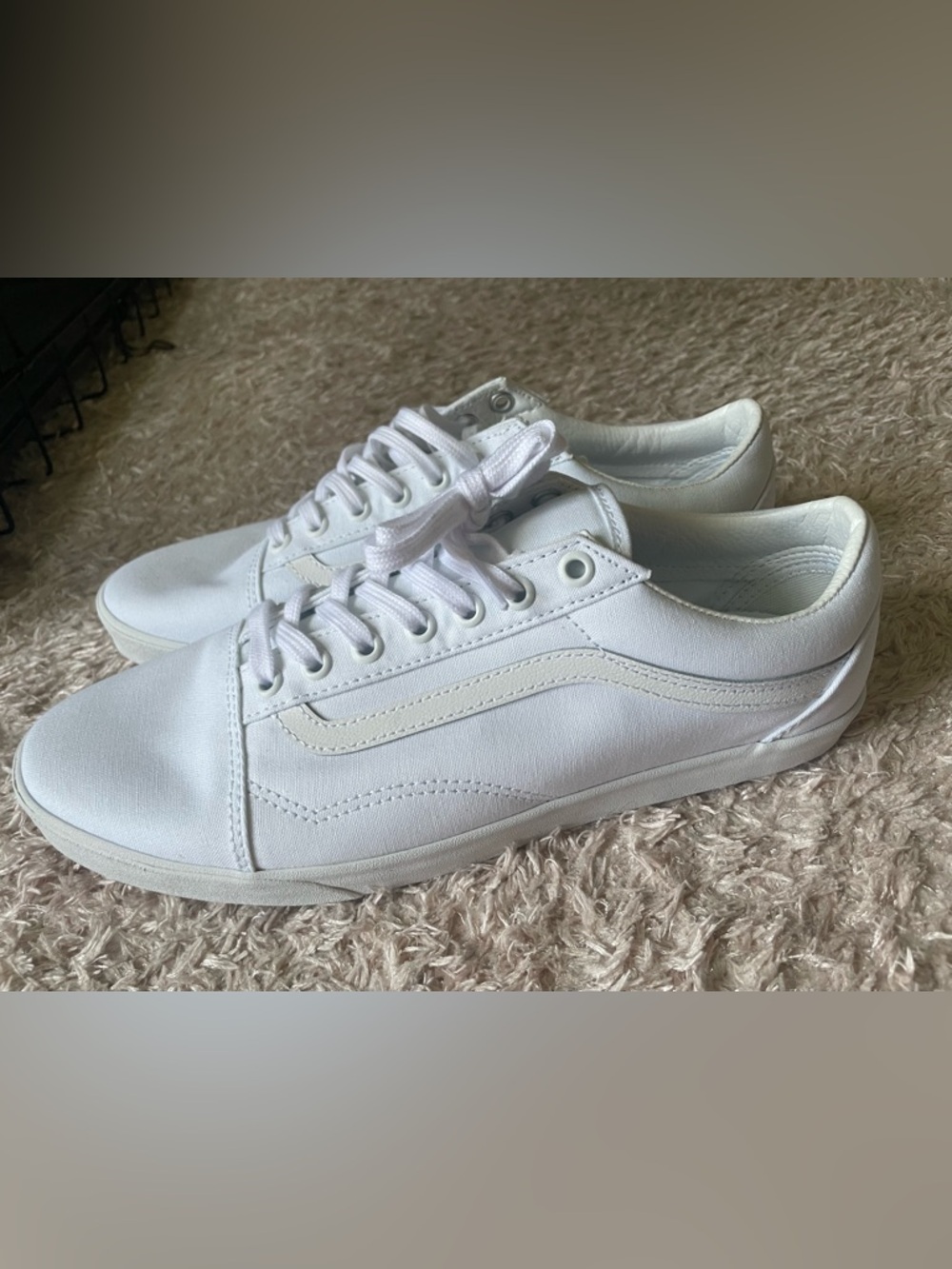 White Vans Womens 10.5 NEW